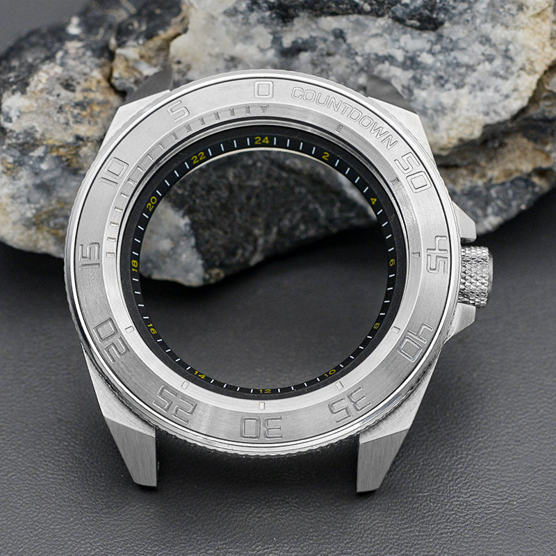 NEW Silver Green Samurai Case Set-3.0 Crown (Caseback Included)