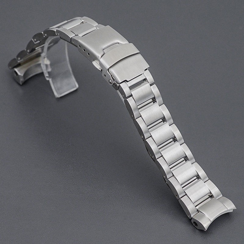 PVD Solid Stainless Steel Bracelet for SPB185 SPB187(Gold/Silver/Black)