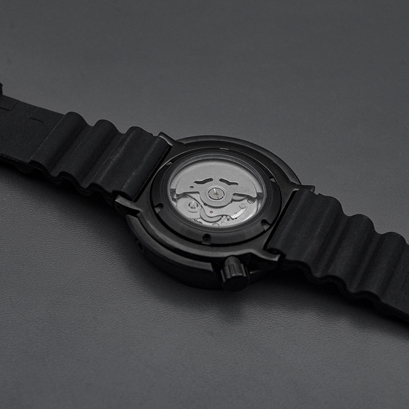 C3 夜光ベゼルインサート付きメンズ ブラック マグロ腕時計