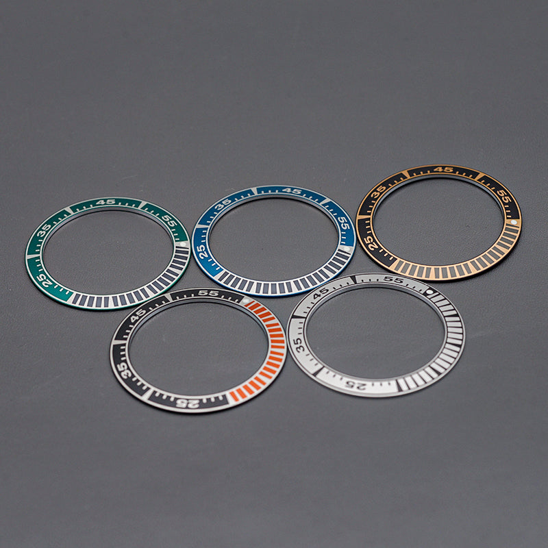 Samurai Black Gold Aluminium Bezel Insert