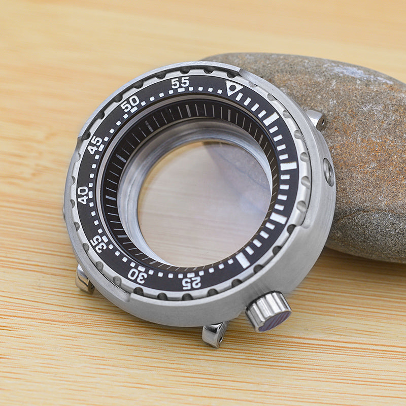 Silver Blue Tuna Canned Watch Case Set