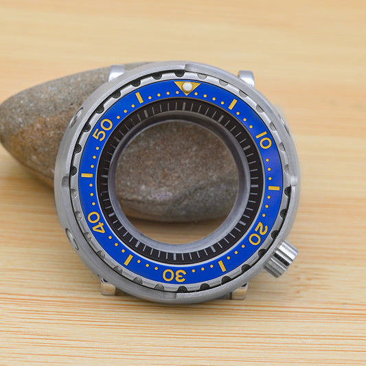 Silver Blue Tuna Canned Watch Case Set