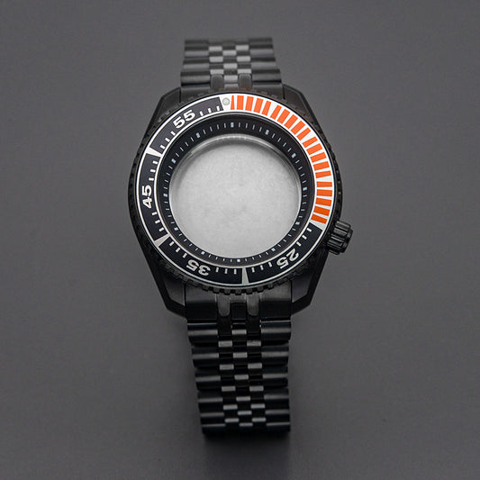PROSPEX Black Watch Case with Black Steel Bracelet