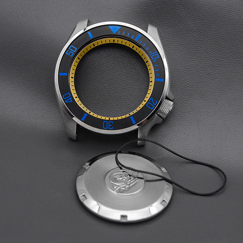 SKX007/SRPD Yellow Wactch Case Set-3.8 Crown ( Caseback Included)