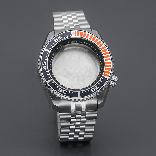 Silver PROSPEX Pesi Watch Case with Silver Steel Bracelet