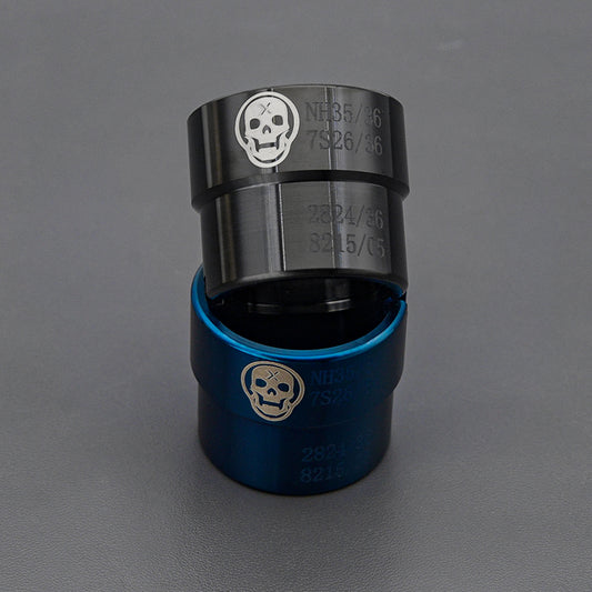 Black Stainless Steel Double-Head Movement Holder