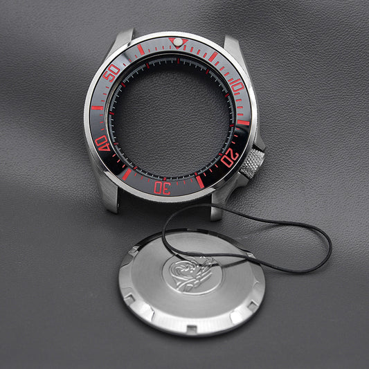 SKX007/SRPD Blue Red Wactch Case Set-3.8 Crown ( Caseback Included)