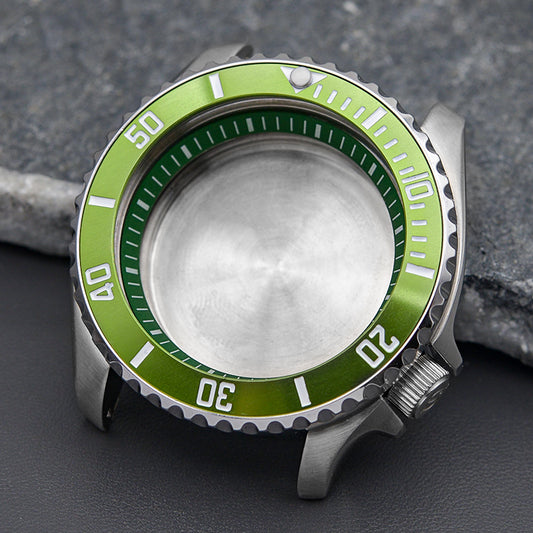 SKX007/SRPD Green Wactch Case Set-3.8 Crown ( Caseback Included)