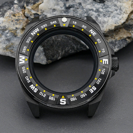 NEW Black Silver Samurai Case Set-3.0 Crown (Caseback Included)