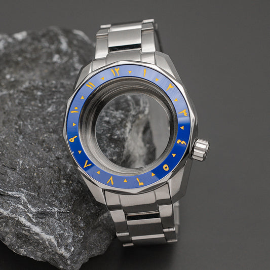 SPB185 SPB187 Silver Watch Case Set with Steel Bracelet