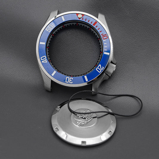 SKX007/SRPD Blue Wactch Case Set-3.8 Crown ( Caseback Included)