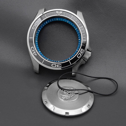 SKX007/SRPD Blue Wactch Case Set-3.8 Crown ( Caseback Included)