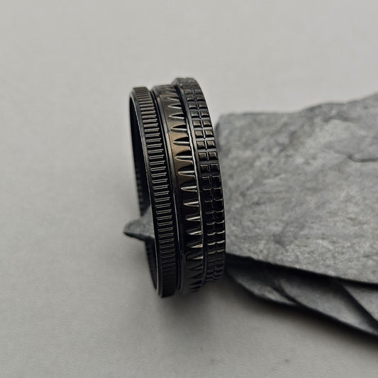 Black Turtle Watch Dive Case Set