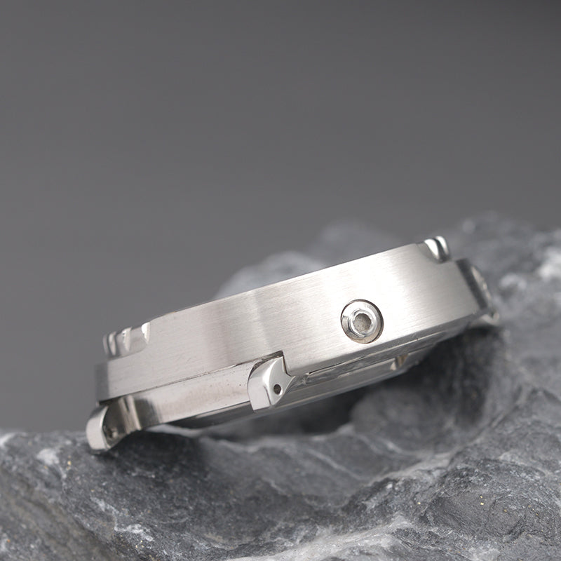 NH35 NH36 ムーブメント用マグロシルバーケース