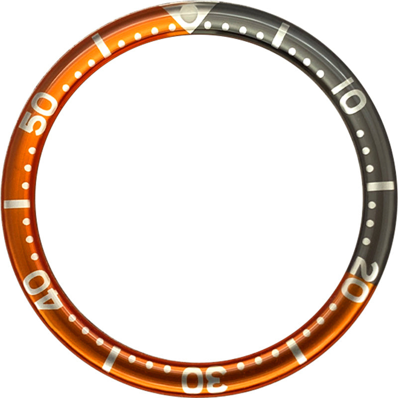 SKX007/SRPD 38*31,5 мм, безель из смолы: оранжевый/серый, стиль SKX