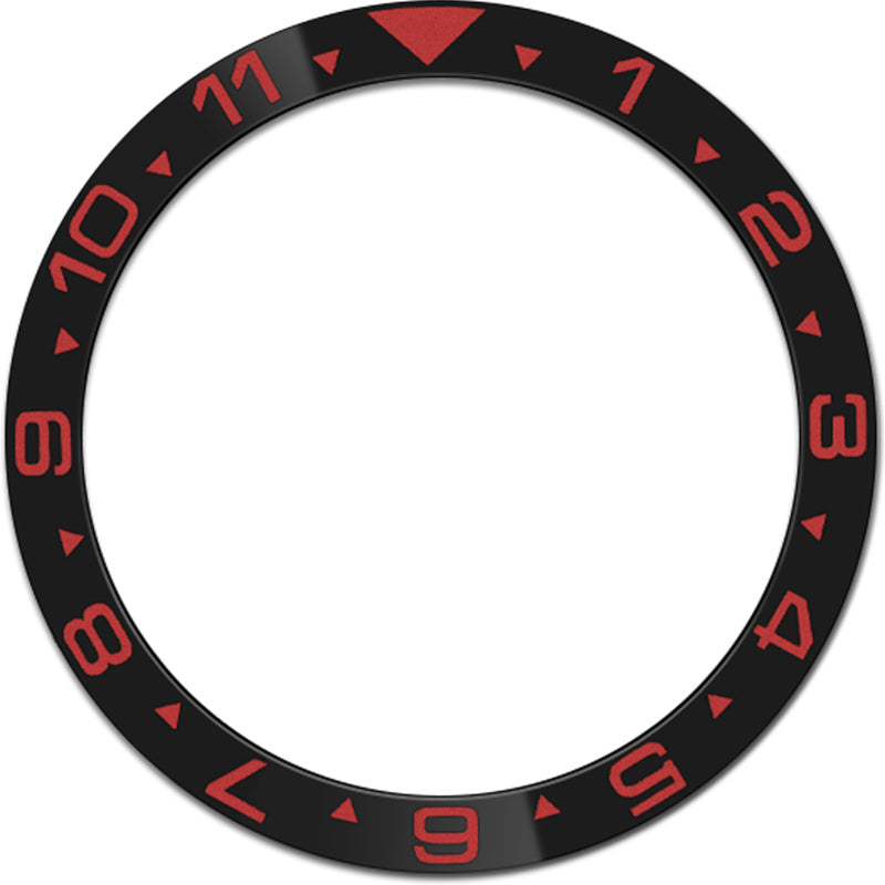 SKX007/SRPD 38*31,5 мм Керамическая вставка безеля: черный Dual Time