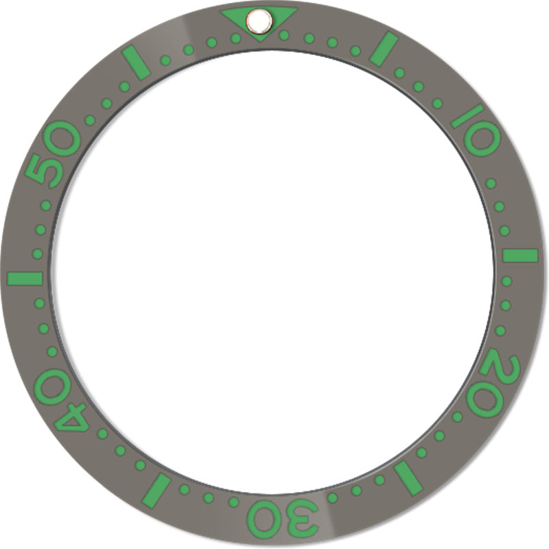 SKX007/SRPD 38*31,5 мм Керамическая вставка безеля: Серый стиль SKX