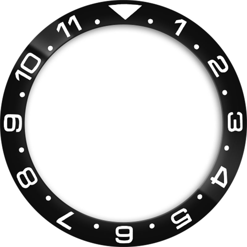 SKX007/SRPD 38*30,7 мм Керамическая вставка безеля: черный Dual Time