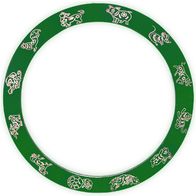 SKX007/SRPD 38*30,7 мм Керамическая вставка безеля: Зеленый тотем зодиака