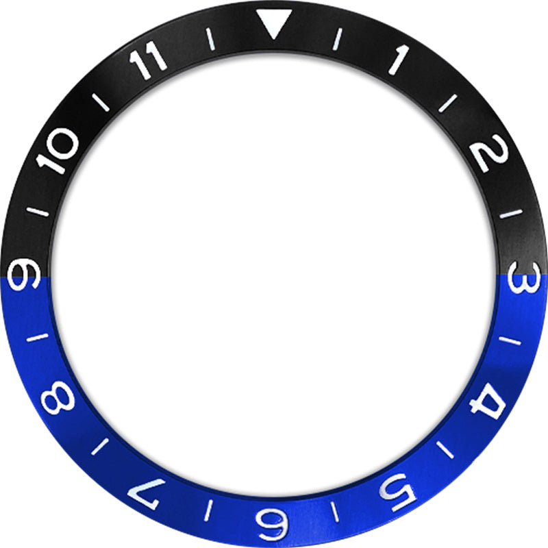 SKX007/SRPD 38*30,7 мм Алюминиевая вставка безеля: Batman Dual time