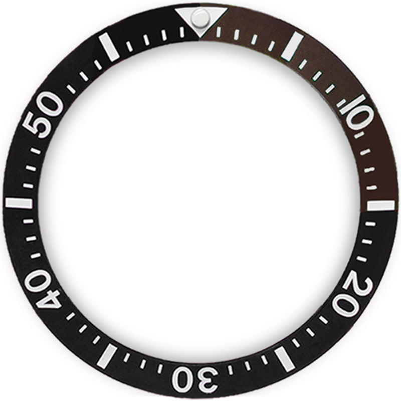 SKX007/SRPD 38*30,7 мм Керамическая вставка безеля: черный/коричневый DSSD