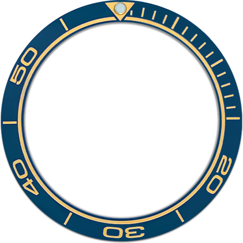 SKX007/SRPD 38*30,7 мм Керамическая вставка безеля: Темно-синий ПО