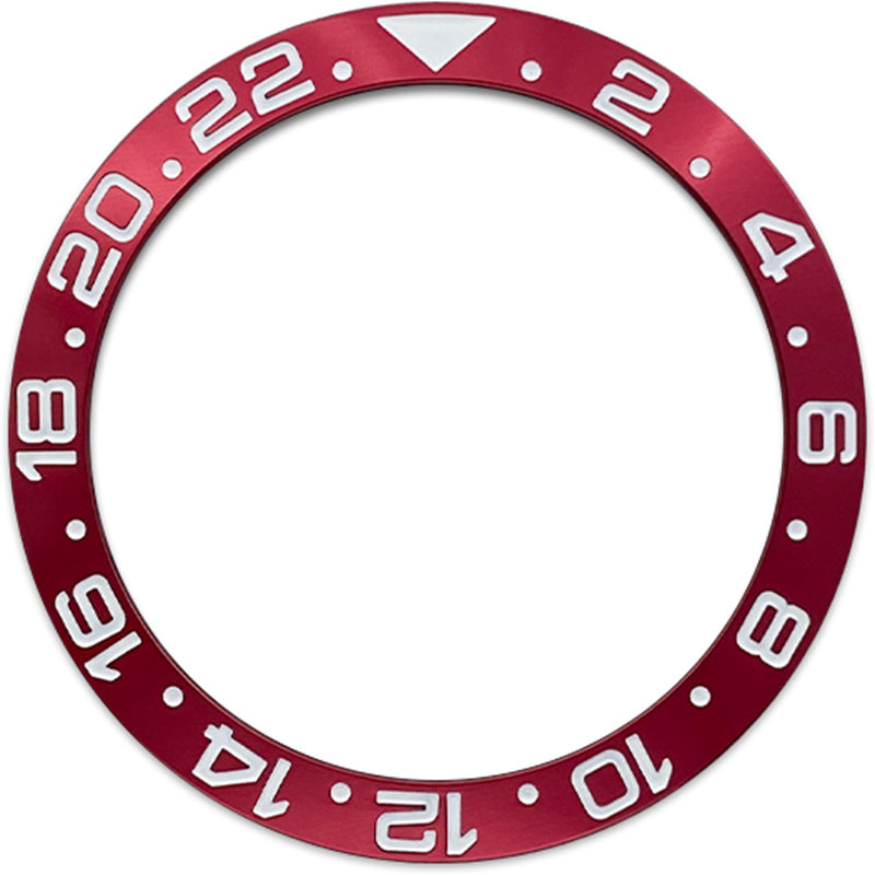 SKX007/SRPD 38*30.7mm Aluminium Bezel insert: Red GMT