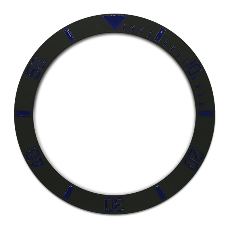 SKX007/SRPD 38*30.7mm Ceramic Bezel insert: Black Sub