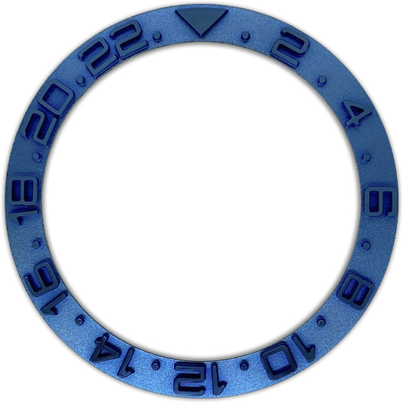 SKX007/SRPD 38*30,7 мм Алюминиевая вставка безеля: Синий GMT YM