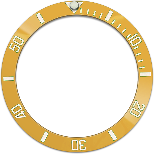 SKX007/SRPD 38*30,7 мм Керамическая вставка безеля: Янтарный подстиль