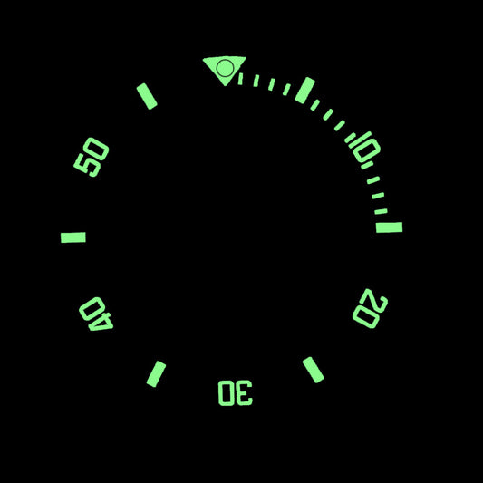 SKX007/SRPD 38*30.7mm Ceramic Bezel insert: Green Sub