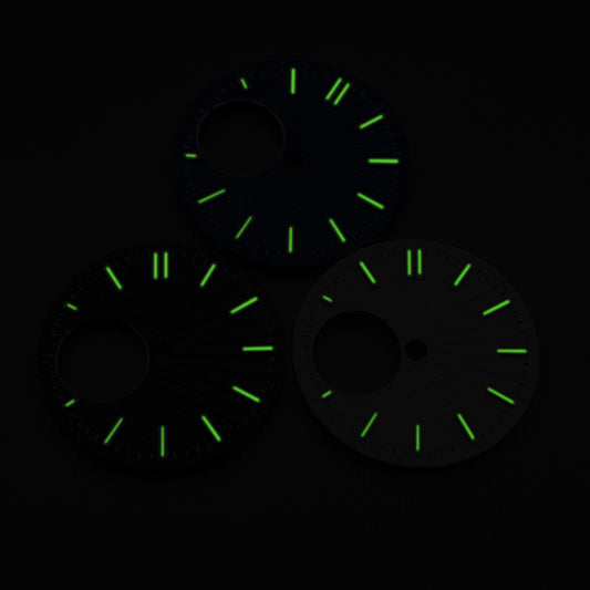 DIA-1060 Black Open Heart NH38 Dial