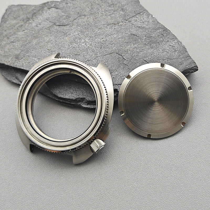 Silver Turtle Watch Dive Case Set