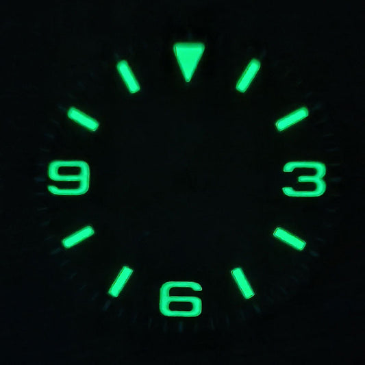 DIA-1019 Silver/ Black Date Dial with Luminous