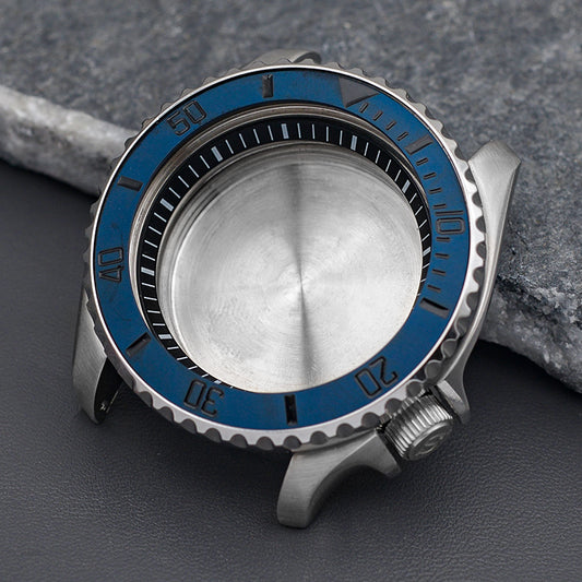 SKX007/SRPD Silver Wactch Case Set-3.8 Crown ( Caseback Included)