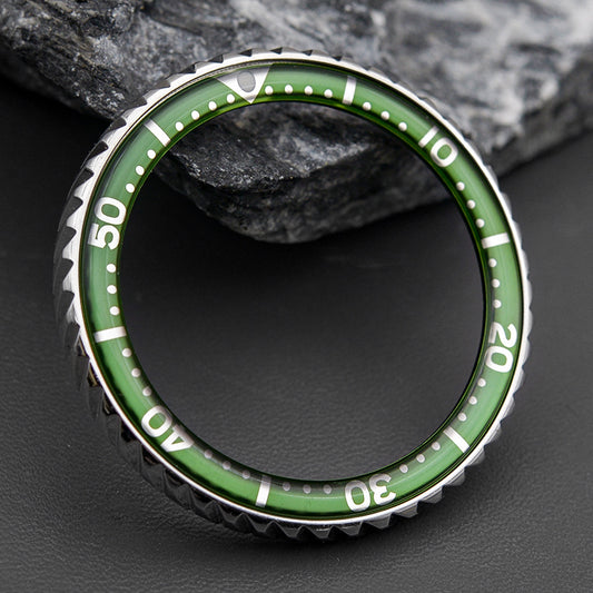 SKX007/SRPD Silver Turbine Bezel