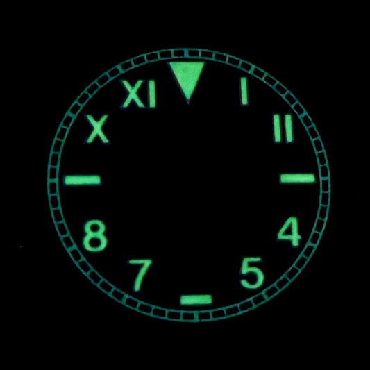 DIA-1052 Vintage Black Dial With Luminous