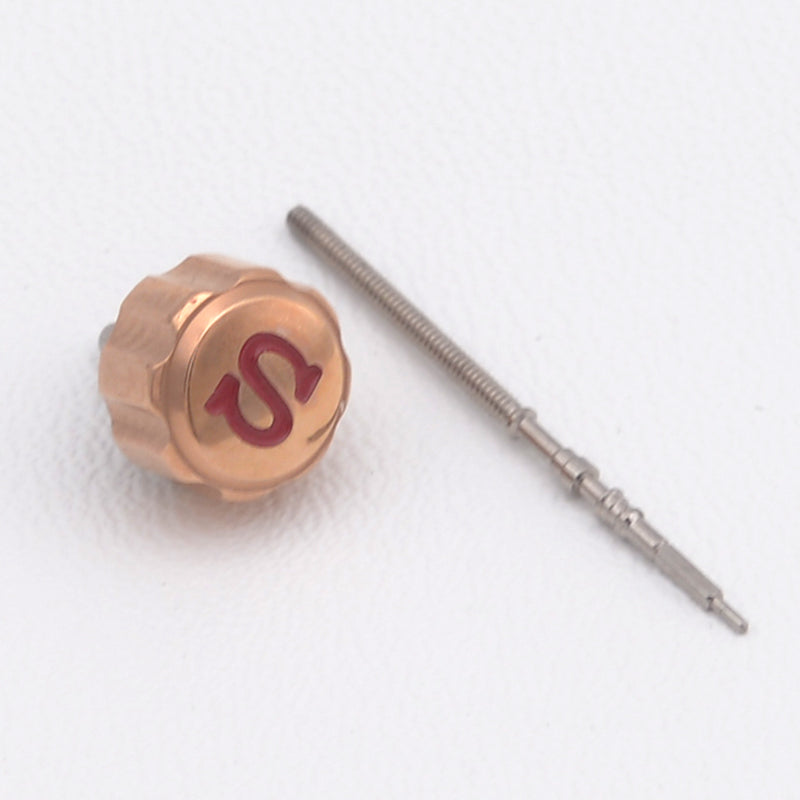 チャンキー クラウン ローズゴールド with レッド S