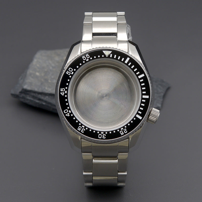 SPB185 SPB187 Silver Watch Case Set with Steel Bracelet