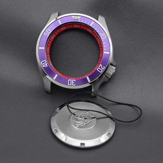 SKX007/SRPD Silver Wactch Case Set-3.8 Crown ( Caseback Included)