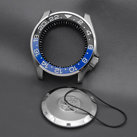 SKX007/SRPD Silver Wactch Case Set-3.8 Crown ( Caseback Included)