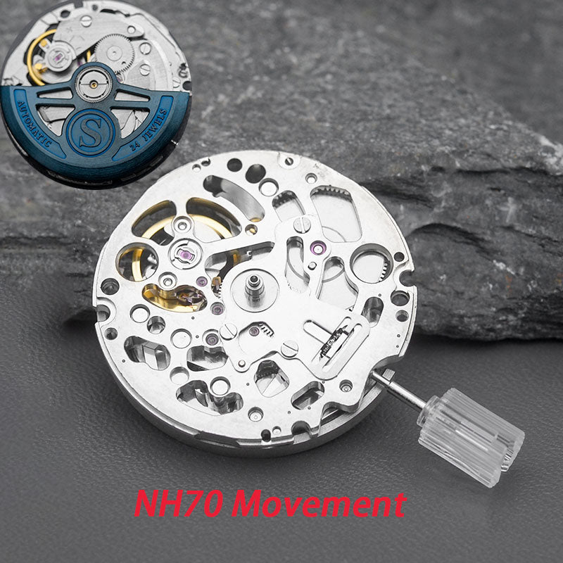 Modfied Custom S rotor Automatic Movement with S Rotor for NH70 KARAJAN