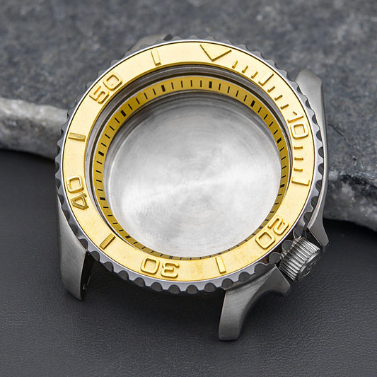 SKX007/SRPD Silver Wactch Case Set-3.8 Crown ( Caseback Included)