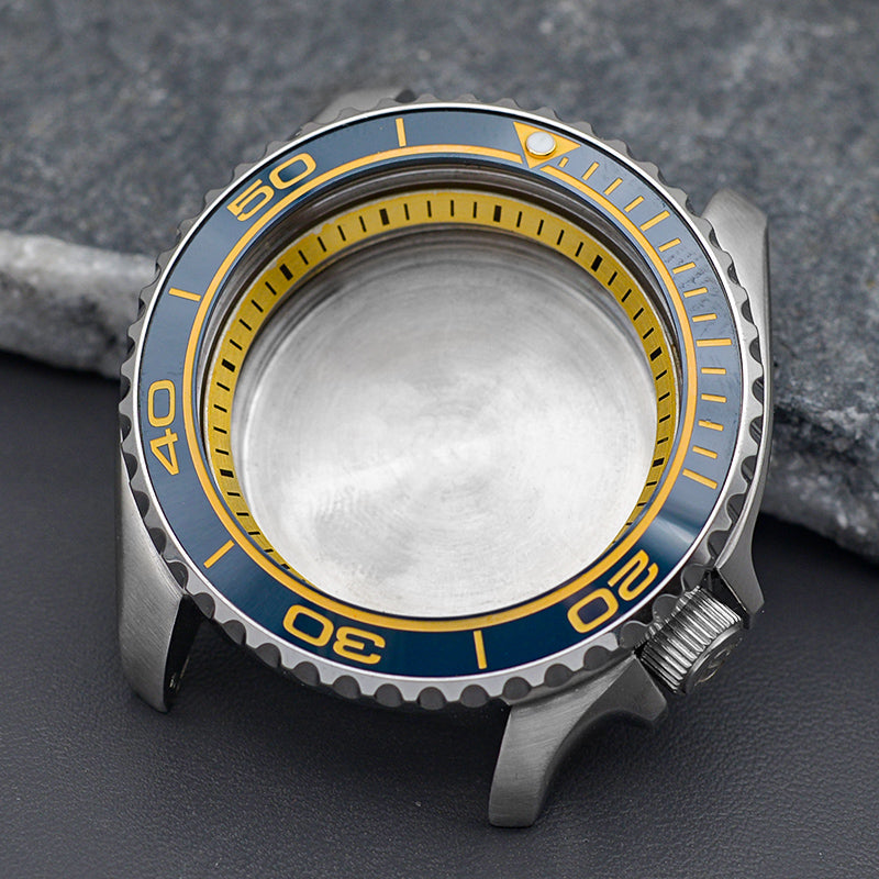 SKX007/SRPD Silver Wactch Case Set-3.8 Crown ( Caseback Included)