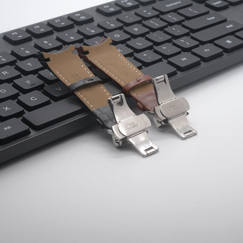 BAN3002 Black Leather Strap