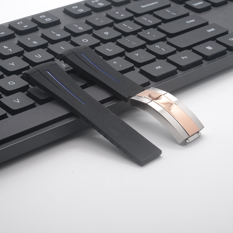 BAN2003 Black Rubber Strap