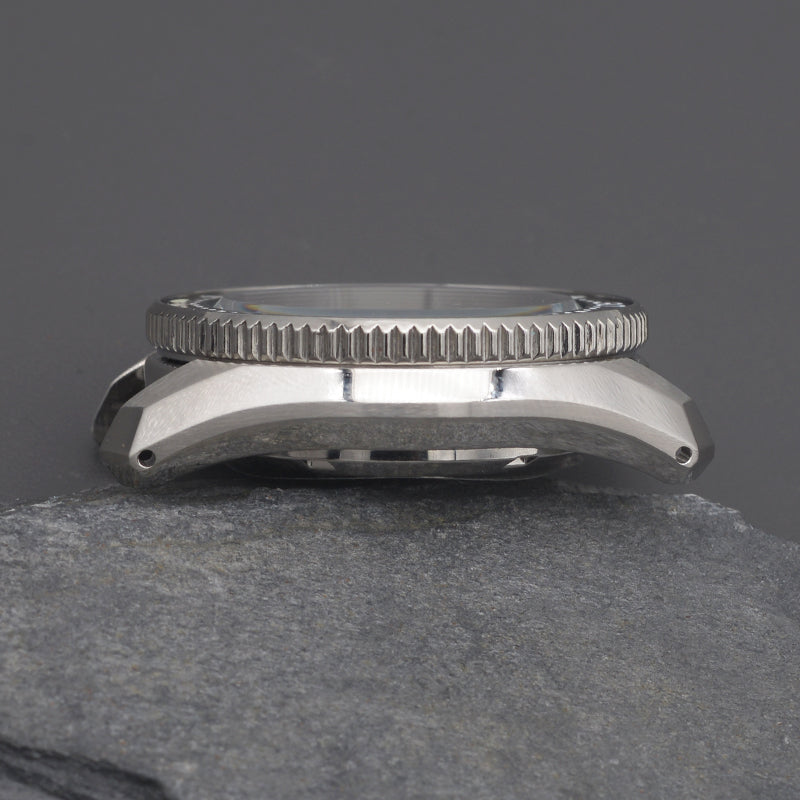 SPB185 SPB187 Silver Watch Case Set with Bezel Insert