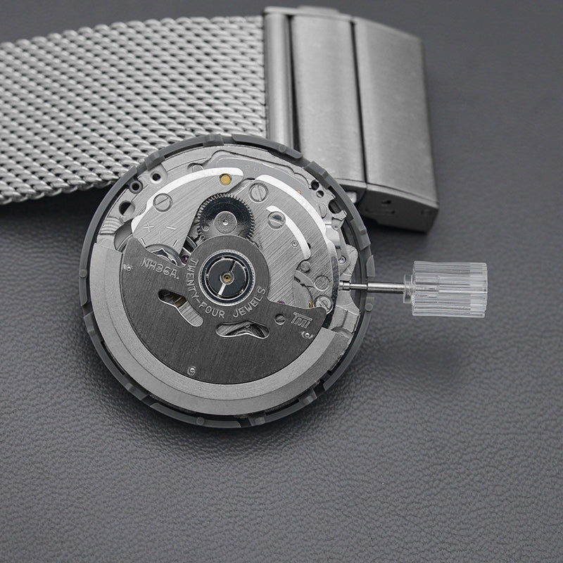 Grey Day-Date Automatic Movement (3 o'clock crown)