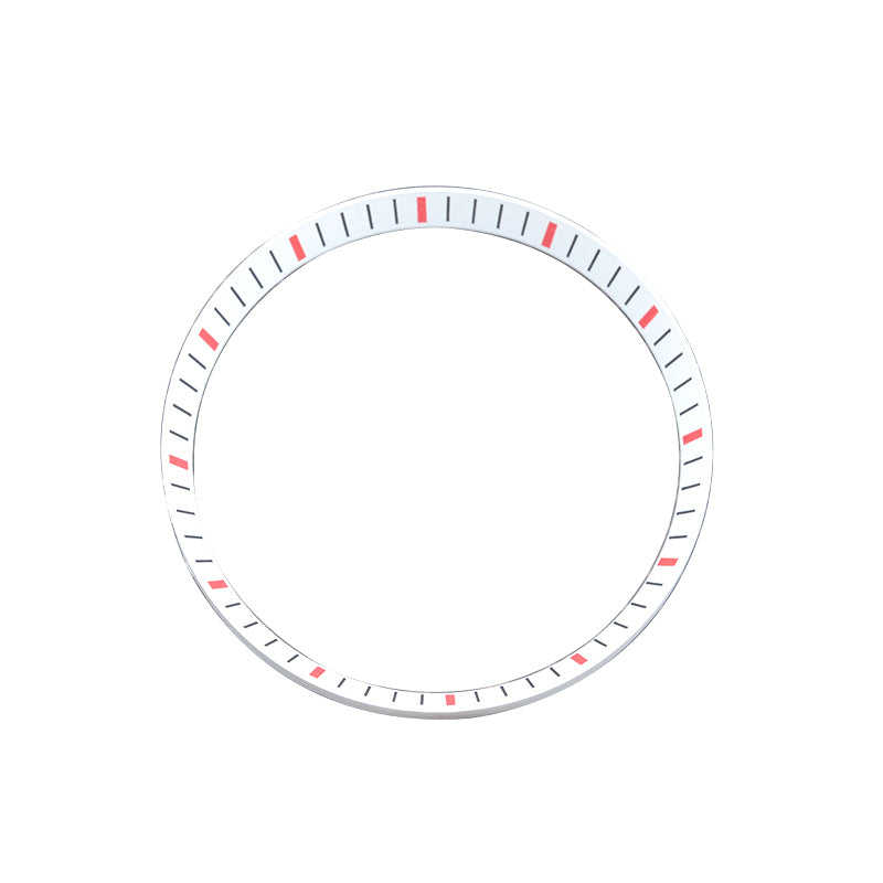 SKX007/SRPD Chapter Ring White with Red Markers