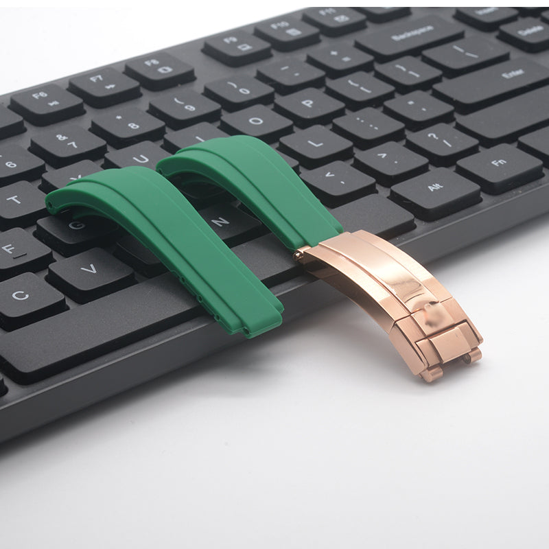 BAN2002 Navy Blue Rubber Strap